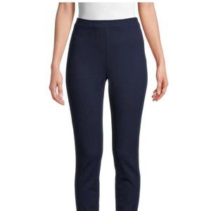 ST JOHN Navy Ponte Pants sz 12 Women's
